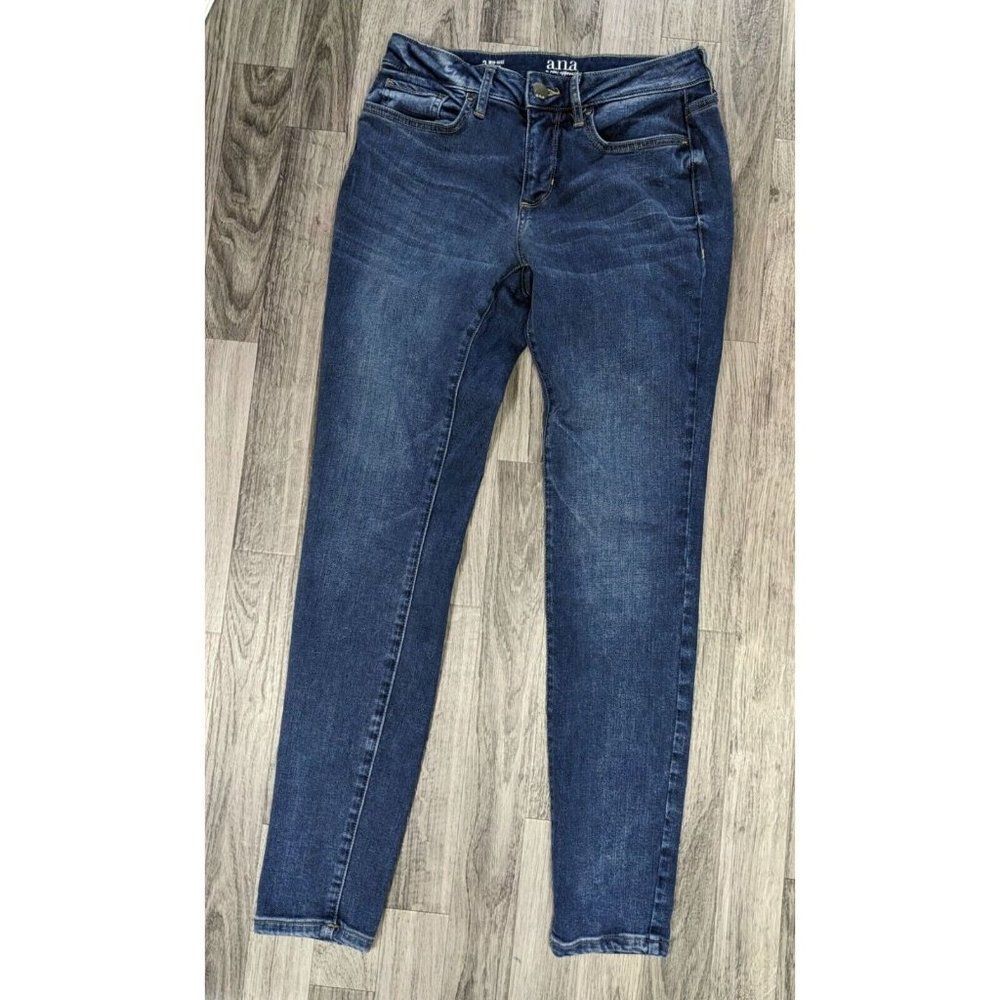 a.n.a Women’s Skinny Jeans - Dark Blue